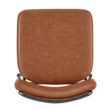 Zander PU Counter Stool - Set of 4 Toasted Caramel, Brown 9300164-651 New Pacific Direct