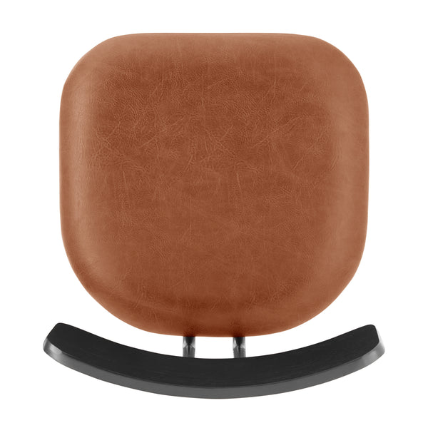 Judith PU Gaslift Bar Stool - Set of 2 Toasted Caramel, Brown 9300166-651 New Pacific Direct