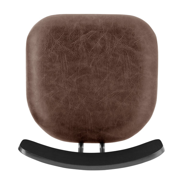 Judith PU Gaslift Bar Stool - Set of 2 Toasted Dark Brown 9300166-652 New Pacific Direct