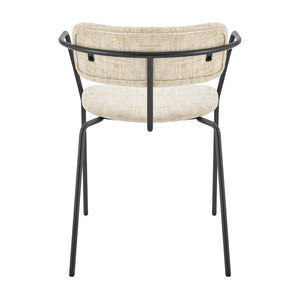 Alivia Fabric Dining Side Arm Chair - Set of 2 Allure Cream, Beige 9300176-671 New Pacific Direct