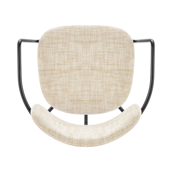 Alivia Fabric Dining Side Arm Chair - Set of 2 Allure Cream, Beige 9300176-671 New Pacific Direct