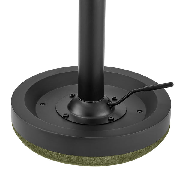 New Pacific Direct Juno Velvet Gaslift Swivel Bar Stool - Modern Industrial Style With Adjustable Height & Comfort Padburry Green 100% Polyester 9300177-666-npd