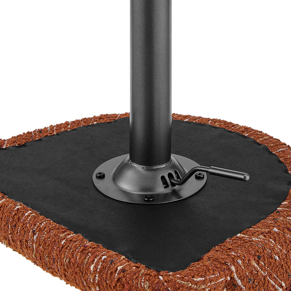 Jorrell Fabric Gaslift Swivel Bar Stool - Set of 2 Zenith Terracotta, Orange 9300178-678 New Pacific Direct