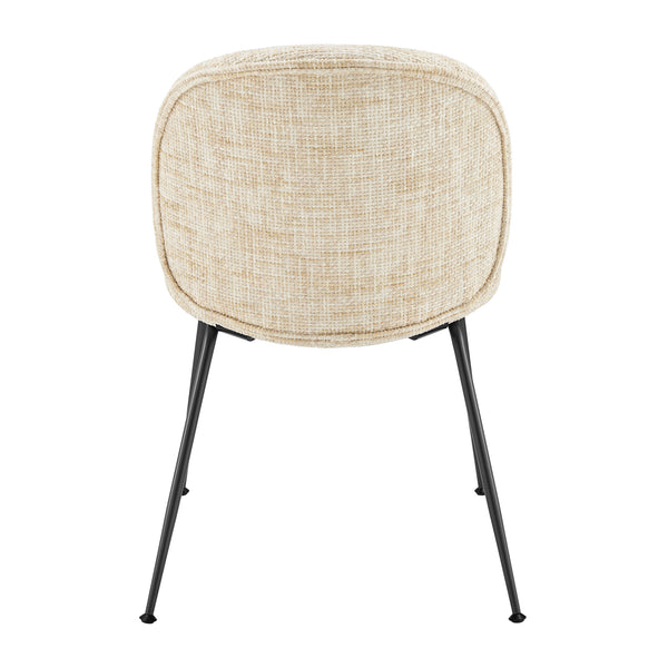 Nisha Fabric Dining Side Chair - Set of 2 Allure Cream, Beige 9300179-671 New Pacific Direct