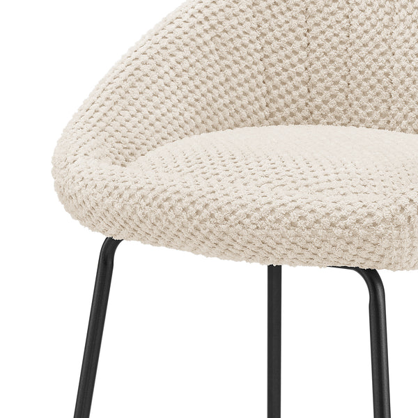 Watson Fabric Counter Stool - Set of 2 Georgia Cream, Beige 9300180-674 New Pacific Direct