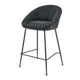 Watson Fabric Counter Stool - Set of 2 Georgia Black 9300180-675 New Pacific Direct