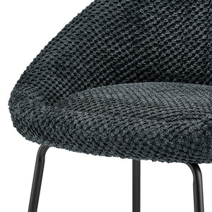 New Pacific Direct Watson Fabric Counter Stool, (Set Of 2) Georgia Black, Black 100% Polyester, Plywood 9300180-675-npd