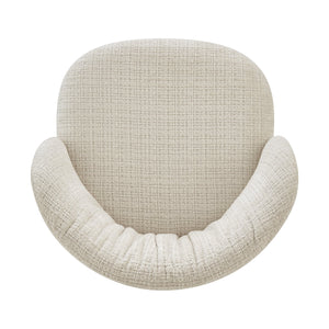 New Pacific Direct Millie Chenille Counter Stools Set Of 2 - Chic Modern Design With Plush Comfort & Stylish Legs Canova Ivory 100% Polyester 9300181-725-npd