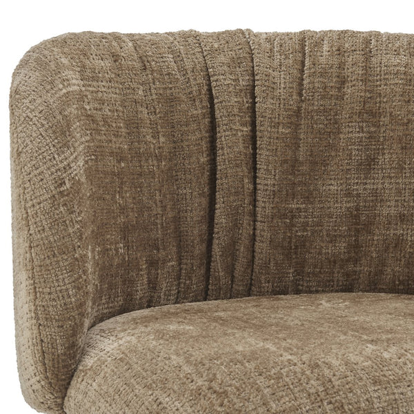 New Pacific Direct Millie Chenille Counter Stools Set Of 2 - Chic Modern Design With Plush Comfort & Stylish Legs Canova Brown 100% Polyester 9300181-726-npd