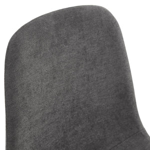 English Elm Table Multifunctional Lift Set With Walnut Finish And 4 Dark Gray Linen Chairs For Modern Living W1151S03785-GIGA