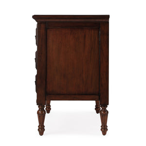Butler Specialty Easterbrook 4 Drawer Accent Chest In Rich Mahogany - Timeless Elegance For Any Living Space Dark Brown Mahogany Wood,Mdf,Plywood,Resin,Mahogany Veneer,Bronze 9306024-butler