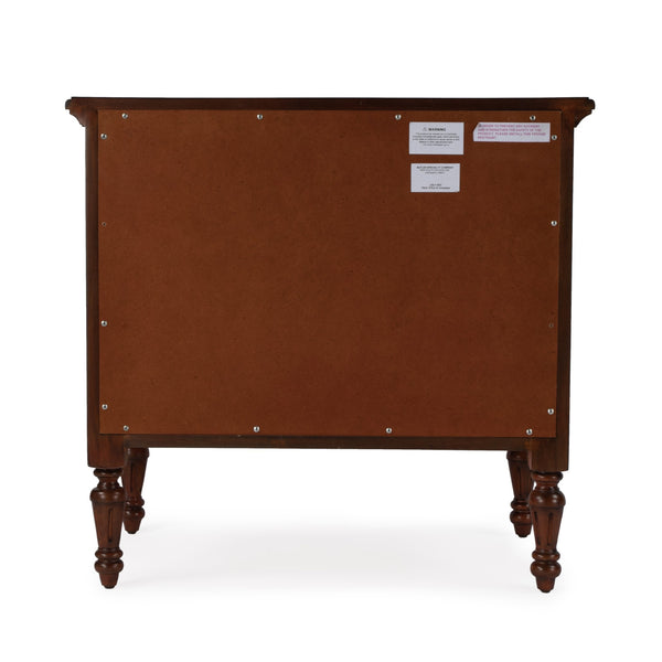 Butler Specialty Easterbrook 4 Drawer Accent Chest In Rich Mahogany - Timeless Elegance For Any Living Space Dark Brown Mahogany Wood,Mdf,Plywood,Resin,Mahogany Veneer,Bronze 9306024-butler