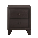 English Elm Espresso 2-Drawer Nightstand