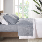 Urban Habitat Comfort Cool Jersey Knit Casual Nylon Blend Sheet Set UH20-2460 Grey