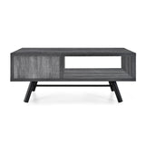 Christopher Knight Home® - Noble House - Burgoyne Mid-Century Modern Coffee Table with Storage