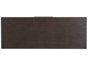 Lexington Barclay Butera Bridgewater Elegant Single Dresser In Rich Dark Mocha With Artisan Bronze Hardware And 4 Drawers Canyon  930-221