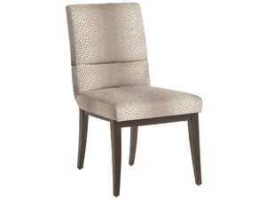 Lexington Barclay Butera Glenwild Upholstered Side Chair - Luxurious Modern Design With Elegant Oak Grain And Performance Fabric Canyon  930-882-40
