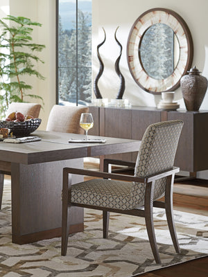 Lexington Barclay Butera Glenwild Upholstered Arm Chair - Elegant Design With Quartered White Oak And Luxurious Comfort Canyon  930-883-41