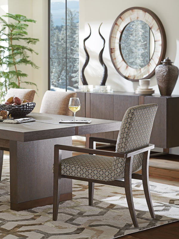 Lexington Barclay Butera Glenwild Upholstered Arm Chair - Elegant Design With Quartered White Oak And Luxurious Comfort Canyon  930-883-41