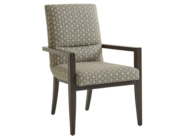 Lexington Barclay Butera Glenwild Upholstered Arm Chair - Elegant Design With Quartered White Oak And Luxurious Comfort Canyon  930-883-41