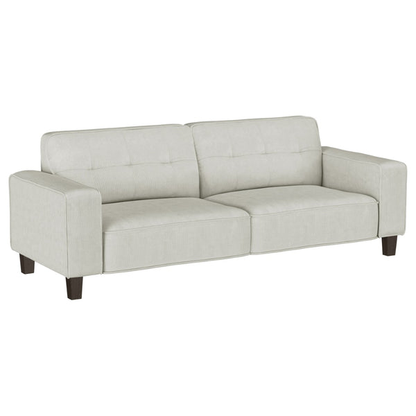 English Elm Slater Faux Leather Manual Reclining Sofa Set with Track Arms for Living Rooms B062S01479