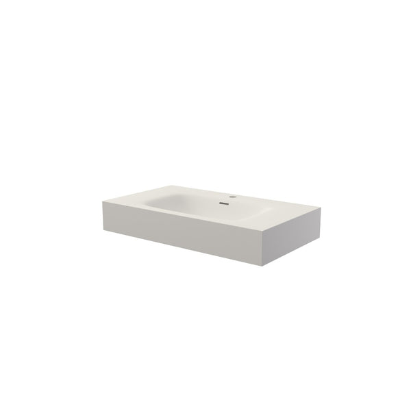 English Elm Stone Resin Seamless Vanity Basin Sculptural Sink for Modern Spa Bathrooms T3785P355776