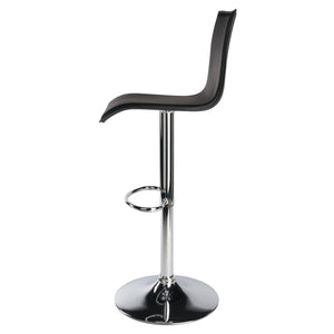 Winsome Wood Spectrum High-back Adjustable Swivel Stool - Modern Black Pvc Seat For Home Bar Comfort & Style Black ,Metal Pvc ,Metal 93145-winsome-wood