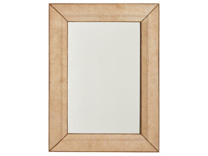 Lexington Barclay Butera Asilomar Rectangular Mirror - Elegant Saddle-stitched Frame With Unique Leather Patterns For Any Room Monterey  931-205