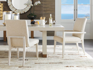 Lexington Barclay Butera Palmero Upholstered Arm Chair - Elegant Design With Plush Textiles & Natural Linen Look For Luxury Living Monterey  931-883-01