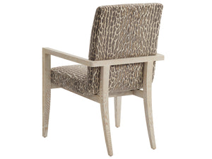 Lexington Barclay Butera Palmero Upholstered Arm Chair - Elegant Design With Plush Textiles & Natural Linen Look For Luxury Living Monterey  931-883-40