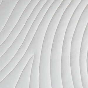 English Elm 3 Pcs King/Cal King Puffy Comforter Set - Soft White Poly Jersey Bedding With Antimicrobial Care B035P319899