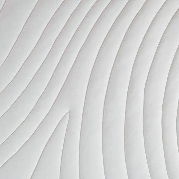 English Elm 3 Pcs King/Cal King Puffy Comforter Set - Soft White Poly Jersey Bedding With Antimicrobial Care B035P319899