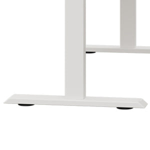 English Elm 63"×30" Curved Dual Motor Standing Desk with Memory Presets for Home Office W614P431995