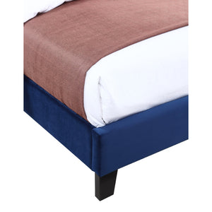 English Elm Gray Camelback Upholstered California King Bed with Nailhead Trim for Master Suite B361P497720