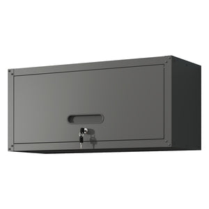 English Elm Heavy Duty Wall Mounted Steel Cabinet Locking Lift Door Garage Workshop Storage Black T2398P236482