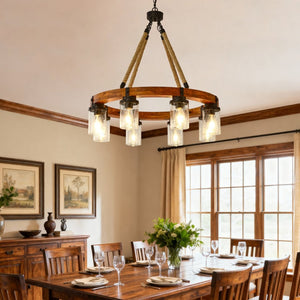 English Elm Modern Crystal Branch Chandelier Gold Aluminum Adjustable Arms Dining Room Glam W5008P390671