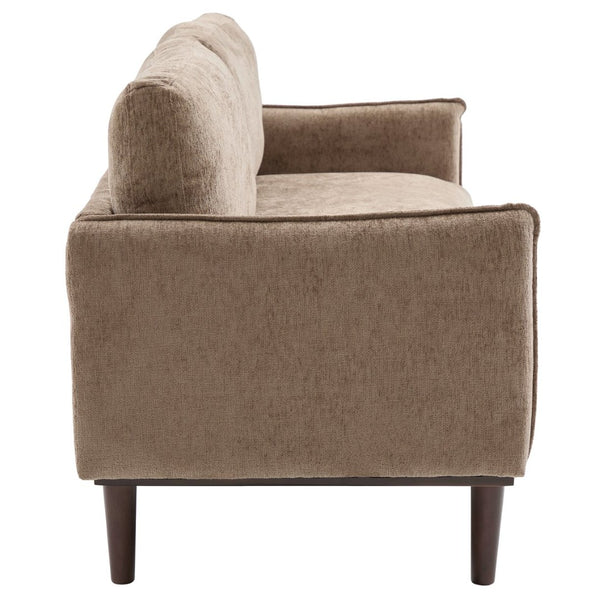 English Elm Modern Chenille Loveseat with Pocket Spring Cushions and Rubberwood Legs for Living Room N763P347228D