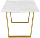 Cameron White Dining Table 933-T Meridian Furniture