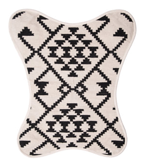 Rabat Accent Chair Beige & Black 109819 Zuo Modern