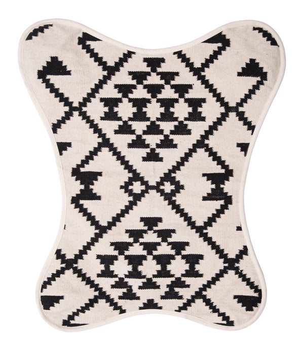 Rabat Accent Chair Beige & Black 109819 Zuo Modern