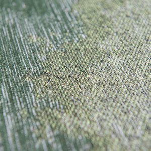 Louis de Poortere Meditation Collection Abstract Ink Blot Area Rug Coastal Teal for Serene Living Spaces Palm Green 9'6 x 9'6 120118