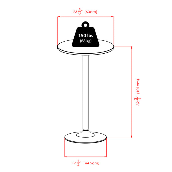 Winsome Wood Summit 3-piece Pub Table Set With Swivel Stools - Modern Black & Chrome Design For Dining & Fun Black ,Metal Composite Wood ,Metal 93362-winsome-wood
