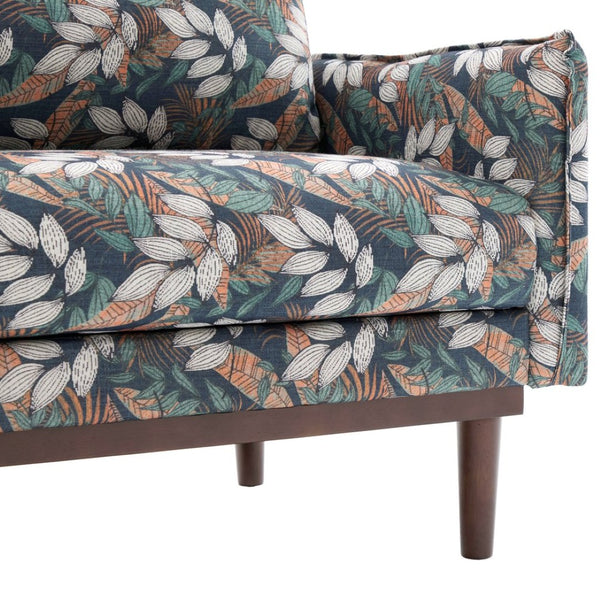 English Elm Modern Chenille Loveseat with Pocket Spring Cushions and Rubberwood Legs for Living Room Green N763P347228F