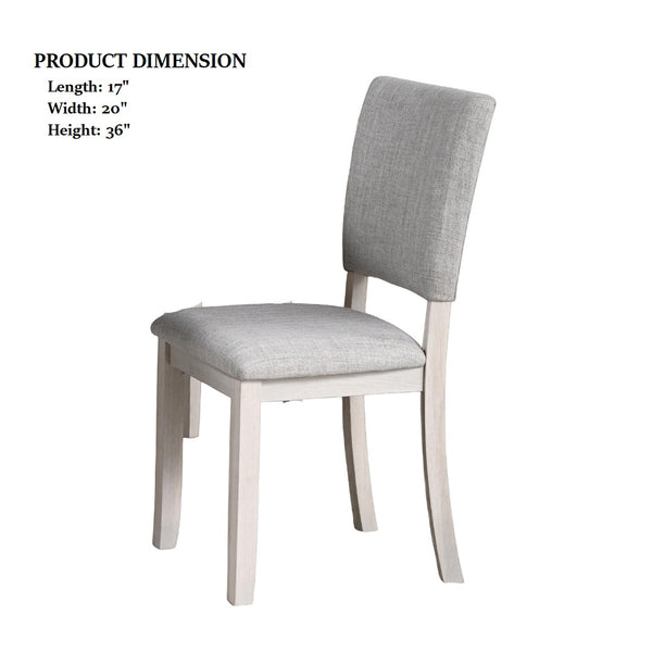 English Elm Transitional Westerham Arm Chair Set of 2 — Dark Cherry wood, upholstered comfort, gold-capped legs elegance Gray 39 L x 18 W x 20 H B2741P408871