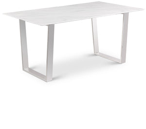 Carlton White Dining Table 934-T Meridian Furniture