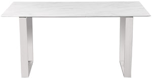 Carlton White Dining Table 934-T Meridian Furniture