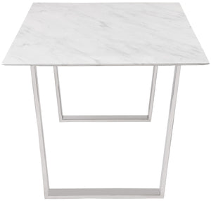 Carlton White Dining Table 934-T Meridian Furniture