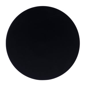 Butler Specialty Zora Outdoor Round Pedestal Side Table - Elegant Matte Black Finish For Your Stylish Oasis Black Aluminum 9340437-butler