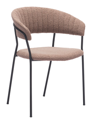 Josephine Dining Chair - Set of 2 Brown 109670 Zuo Modern