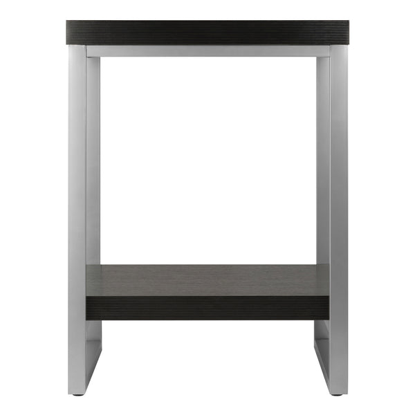 Winsome Wood Jared End Table - Stylish Gray & Espresso Design, Lightweight, Easy-clean, Perfect For Any Space Slate Gray ,Espresso Composite Wood ,Metal 93418-winsome-wood